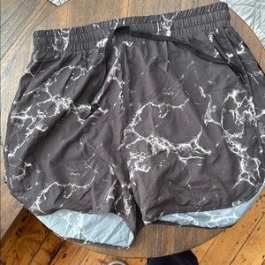 BuffBunny Black Marble Flo Shorts